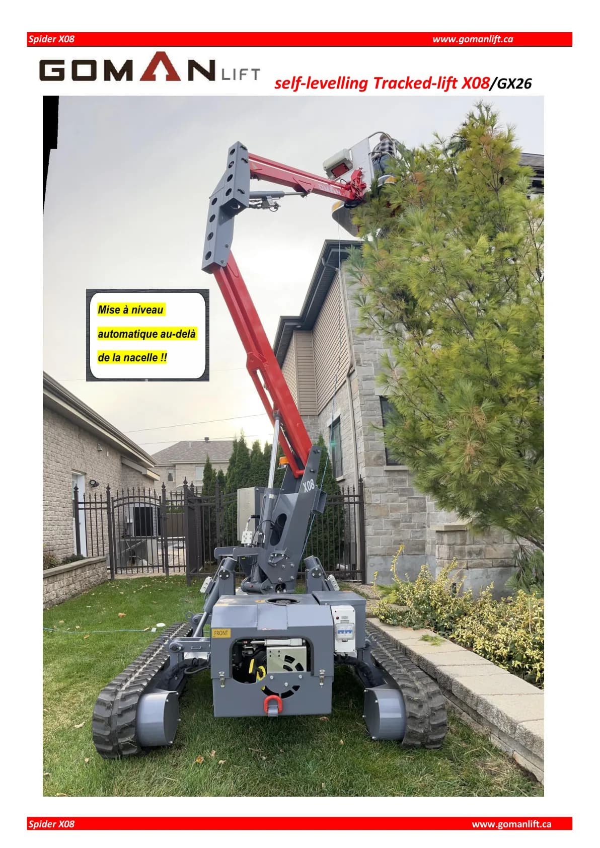 TRACK LIFT_X08/GX26 — 1/2